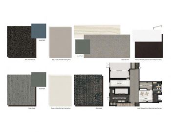 Modern finishes in community spaces